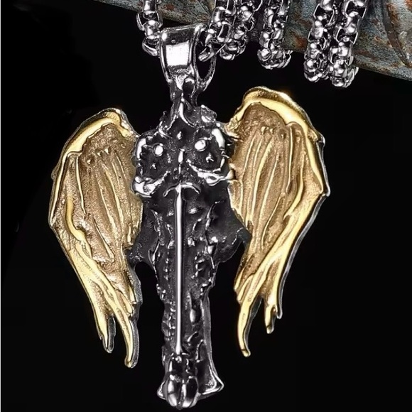 Archangel Michael Celtic Cross Saint Religious Catholic Protection Medal Pendant - Picture 8 of 16